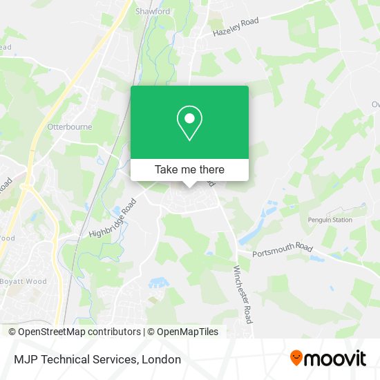MJP Technical Services map