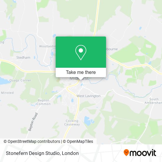 Stonefern Design Studio map