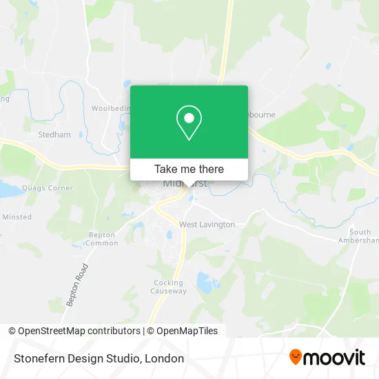 Stonefern Design Studio map