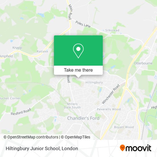 Hiltingbury Junior School map