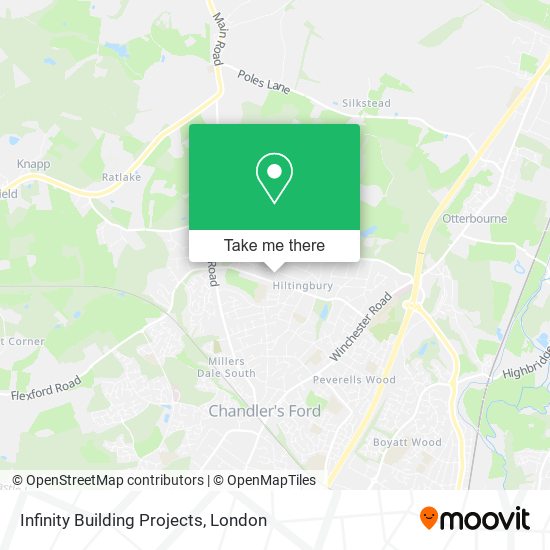 Infinity Building Projects map