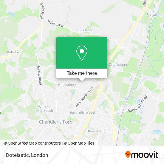 Dotelastic map