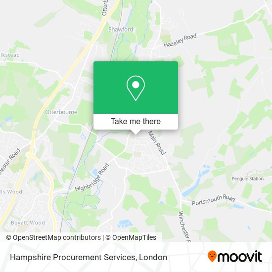 Hampshire Procurement Services map