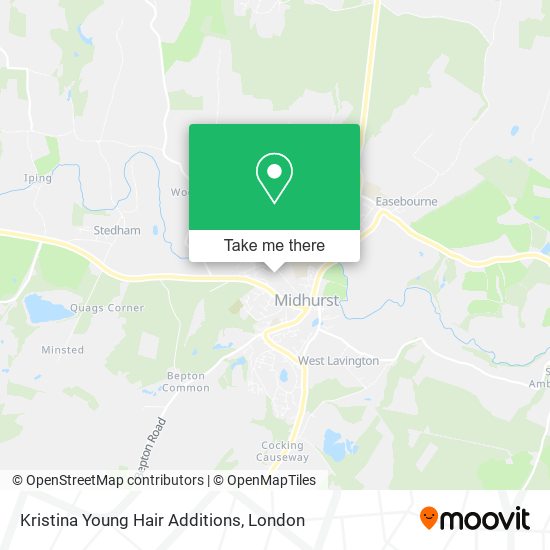 Kristina Young Hair Additions map