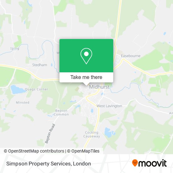 Simpson Property Services map