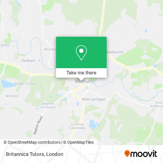 Britannica Tutors map
