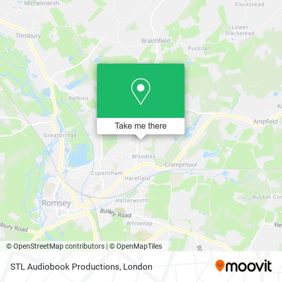 STL Audiobook Productions map