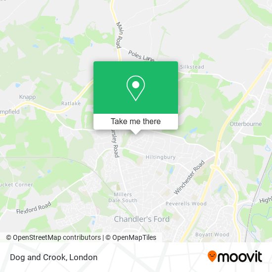 Dog and Crook map