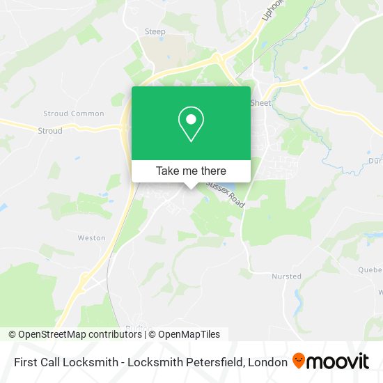 First Call Locksmith - Locksmith Petersfield map