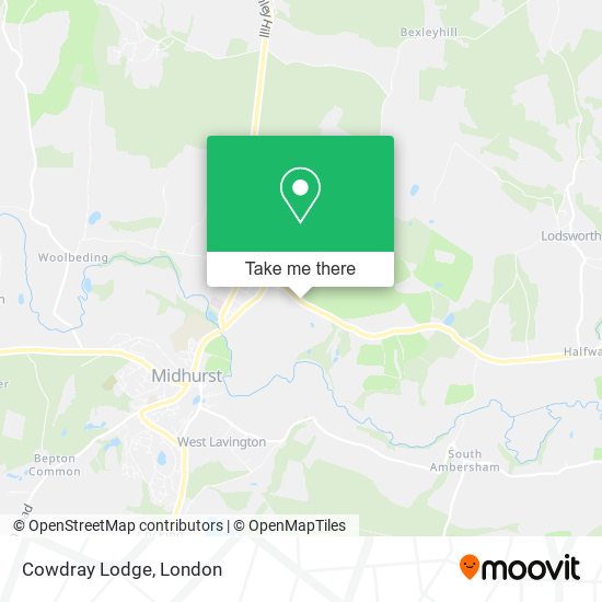 Cowdray Lodge map