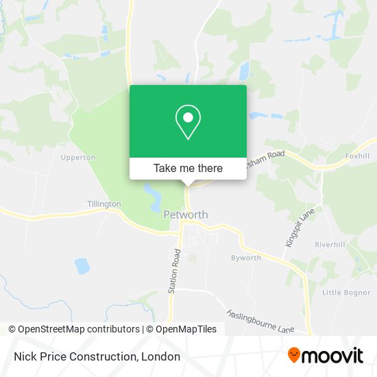 Nick Price Construction map