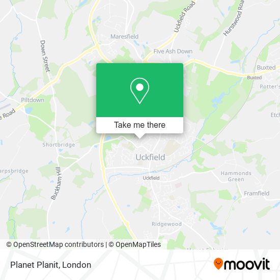 Planet Planit map