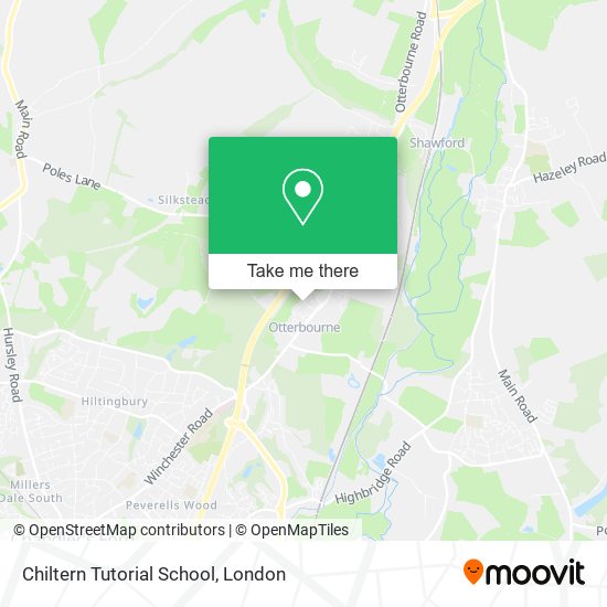 Chiltern Tutorial School map