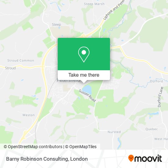 Barny Robinson Consulting map
