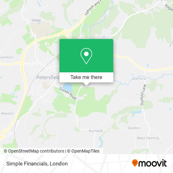 Simple Financials map