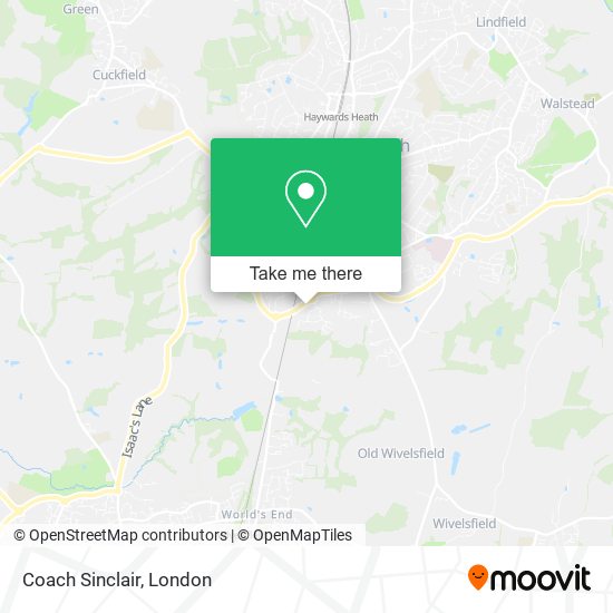 Coach Sinclair map