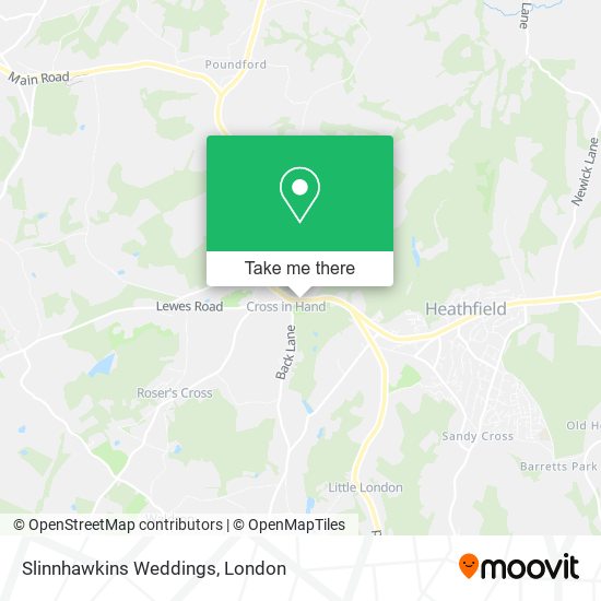 Slinnhawkins Weddings map