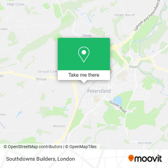 Southdowns Builders map