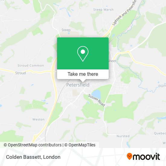 Colden Bassett map