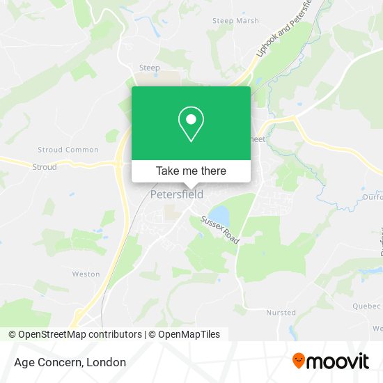 Age Concern map