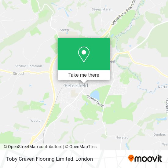 Toby Craven Flooring Limited map