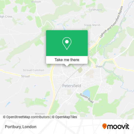 Portbury map