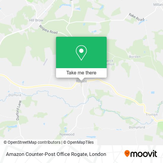Amazon Counter-Post Office Rogate map