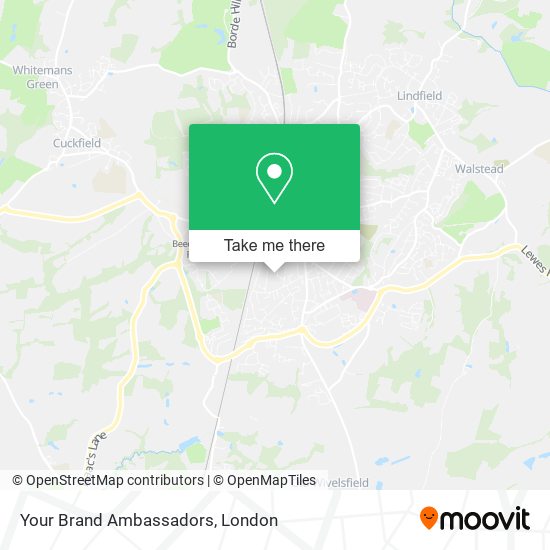 Your Brand Ambassadors map