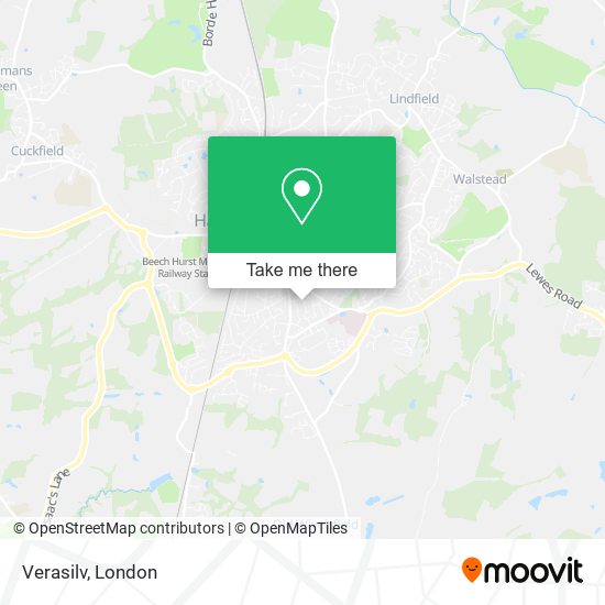 Verasilv map