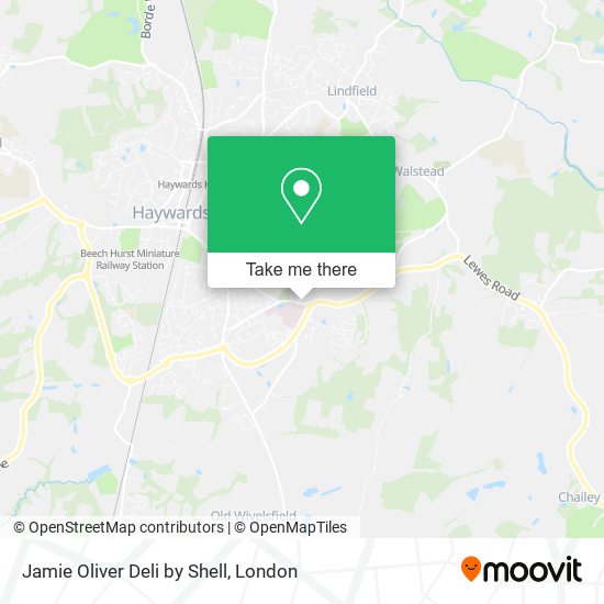 Jamie Oliver Deli by Shell map