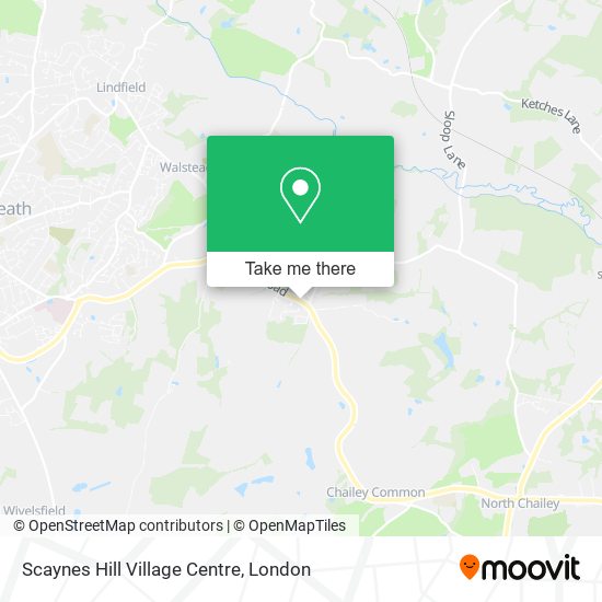 Scaynes Hill Village Centre map