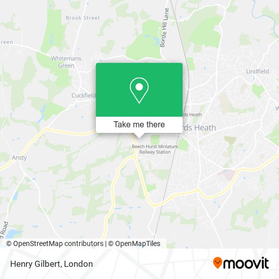 Henry Gilbert map
