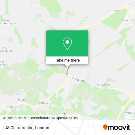 JS Chiropractic map