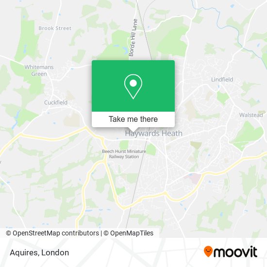 Aquires map