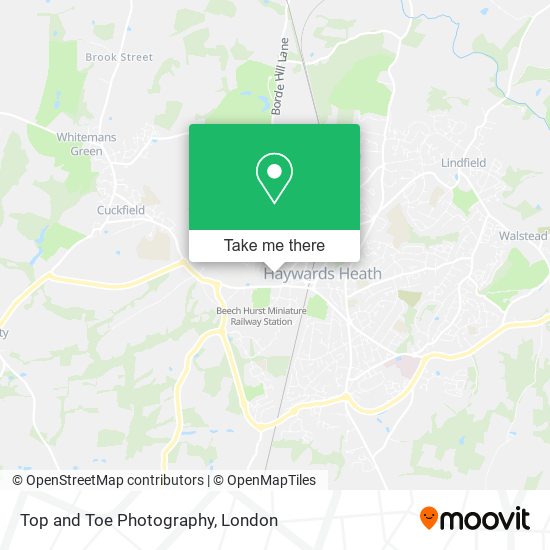 Top and Toe Photography map