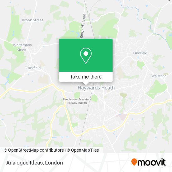Analogue Ideas map