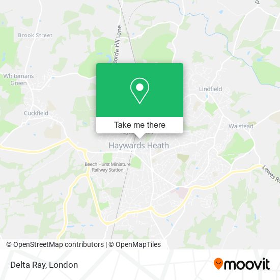 Delta Ray map