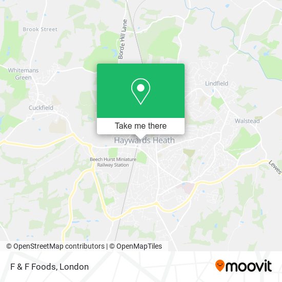 F & F Foods map