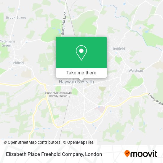 Elizabeth Place Freehold Company map
