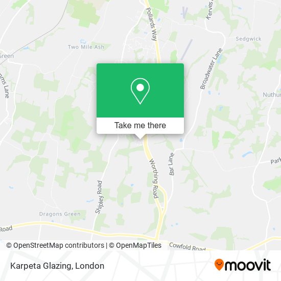 Karpeta Glazing map