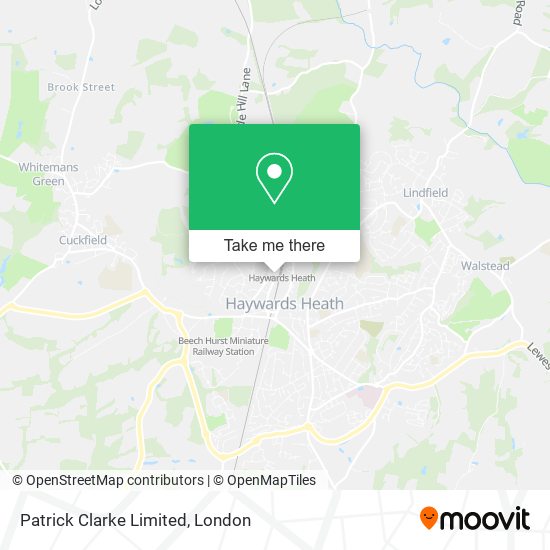 Patrick Clarke Limited map