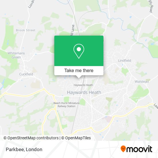 Parkbee map