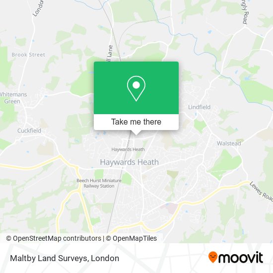 Maltby Land Surveys map