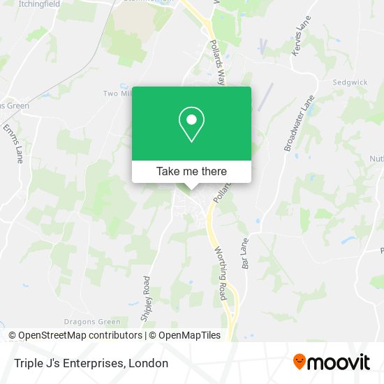 Triple J's Enterprises map