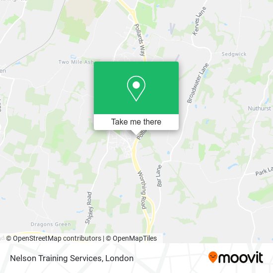 Nelson Training Services map