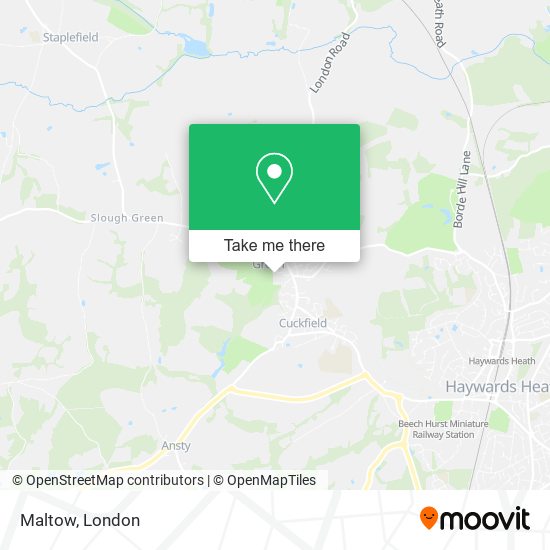 Maltow map