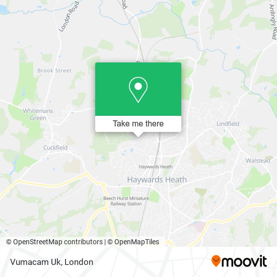 Vumacam Uk map