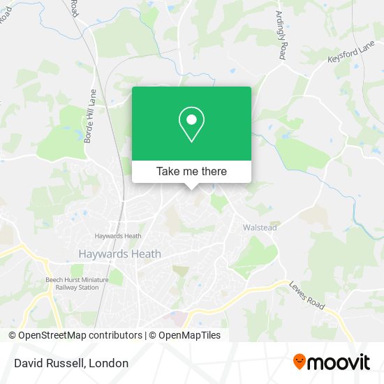 David Russell map