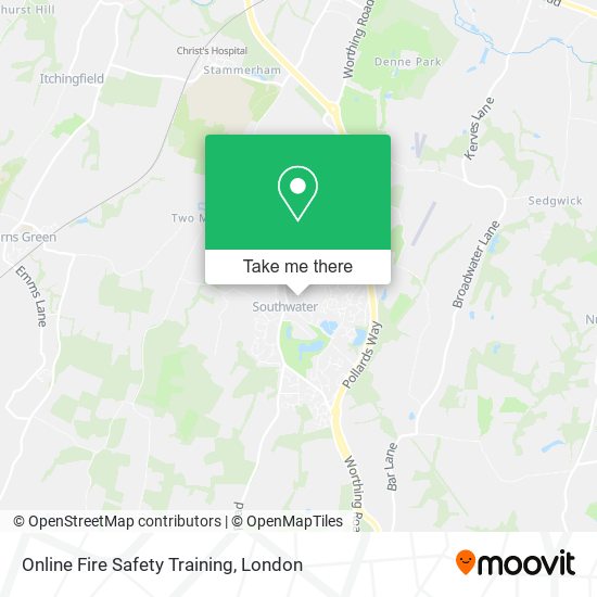 Online Fire Safety Training map