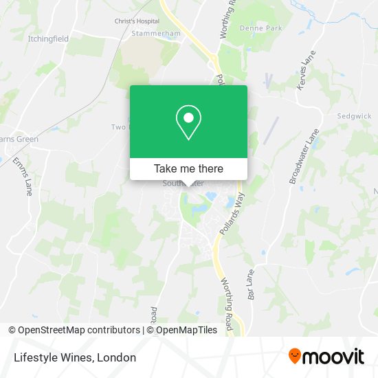 Lifestyle Wines map